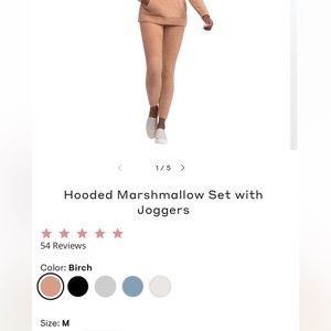 Softies Hooded Marshmallow Set with joggers Med *OPRAH’S pick*